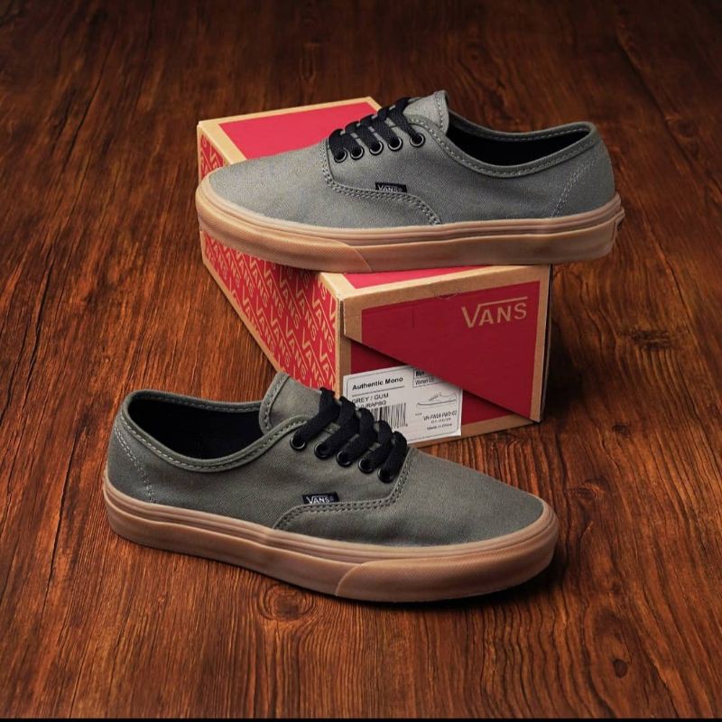 Vans Authentic Mono Grey Gum