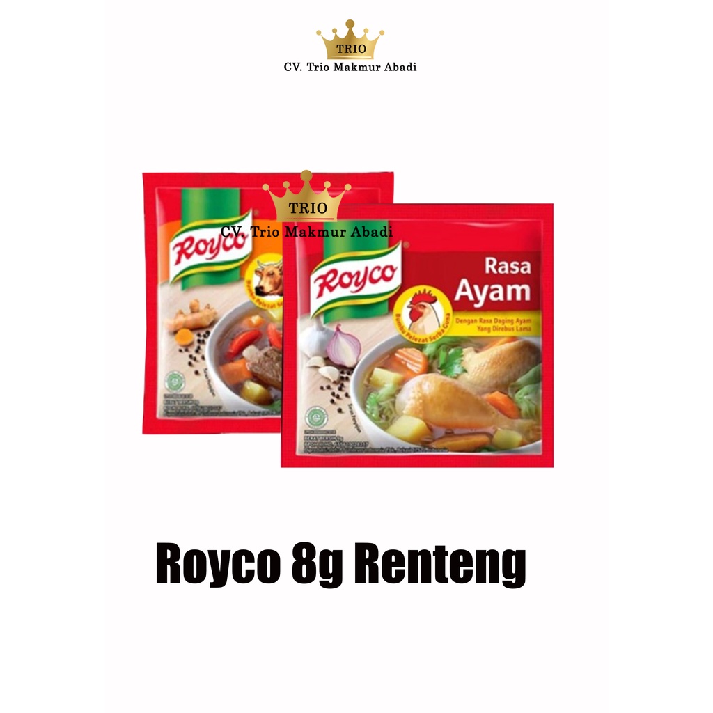 

Royco Ayam / Sapi renteng 8g Isi 12 Sachet