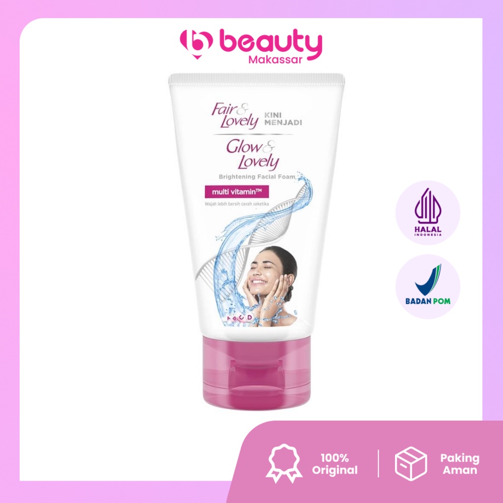 Fair & Lovely Facial Wash Multivitamin 50G/ Fair and lovely facial foam