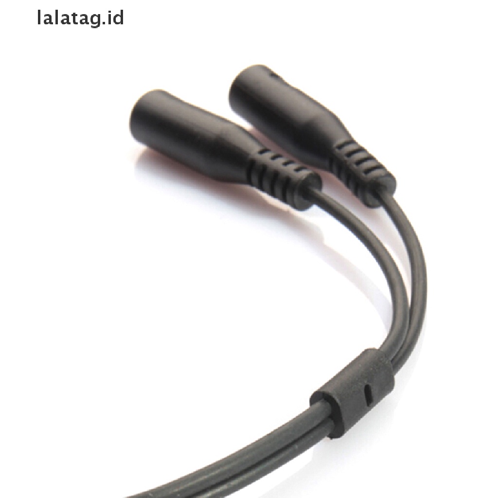 (Flyag) 1pc Kabel adapter splitter audio stereo 3.5mm male Ke 2 female Untuk headset / mic