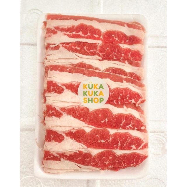 Daging sapi Beef Slice US Shortplate FRESH CUT Premium Karubi