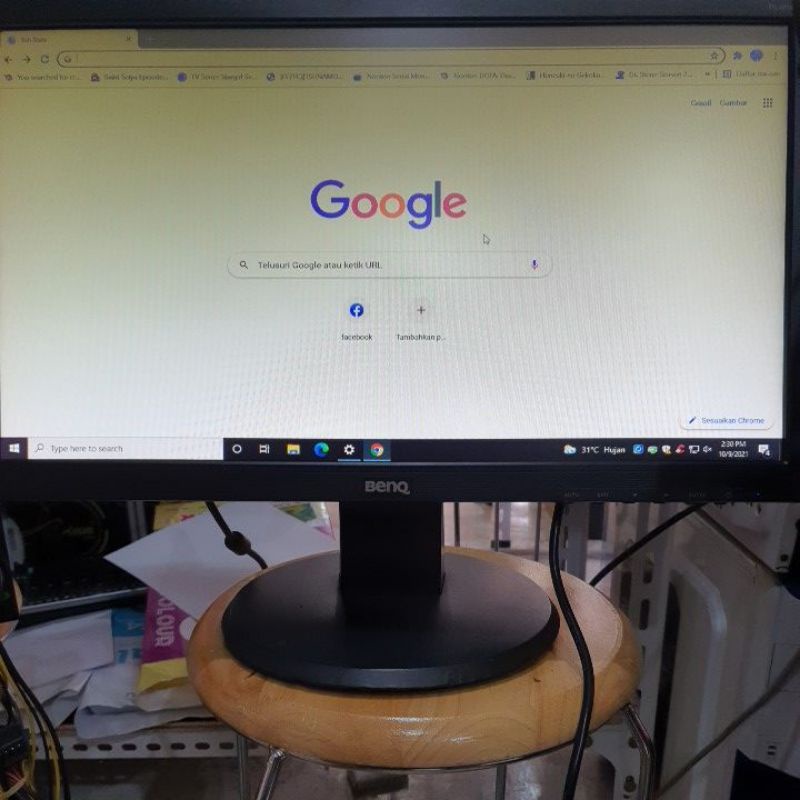 Monitor BenQ DL2020 second (lihat deskripsi)