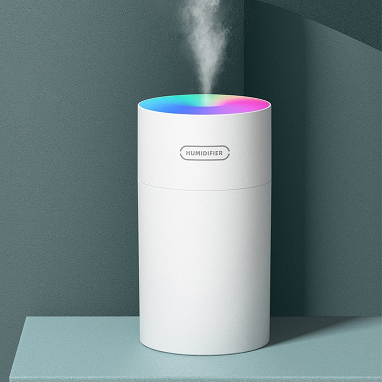[TAFFWARE] Humidifier Aromatherapy Ultrasonic Pewangi Ruangan Air Diffuser Aroma Terapi Purifier Oil Nano Spray-Tabung Rainbow
