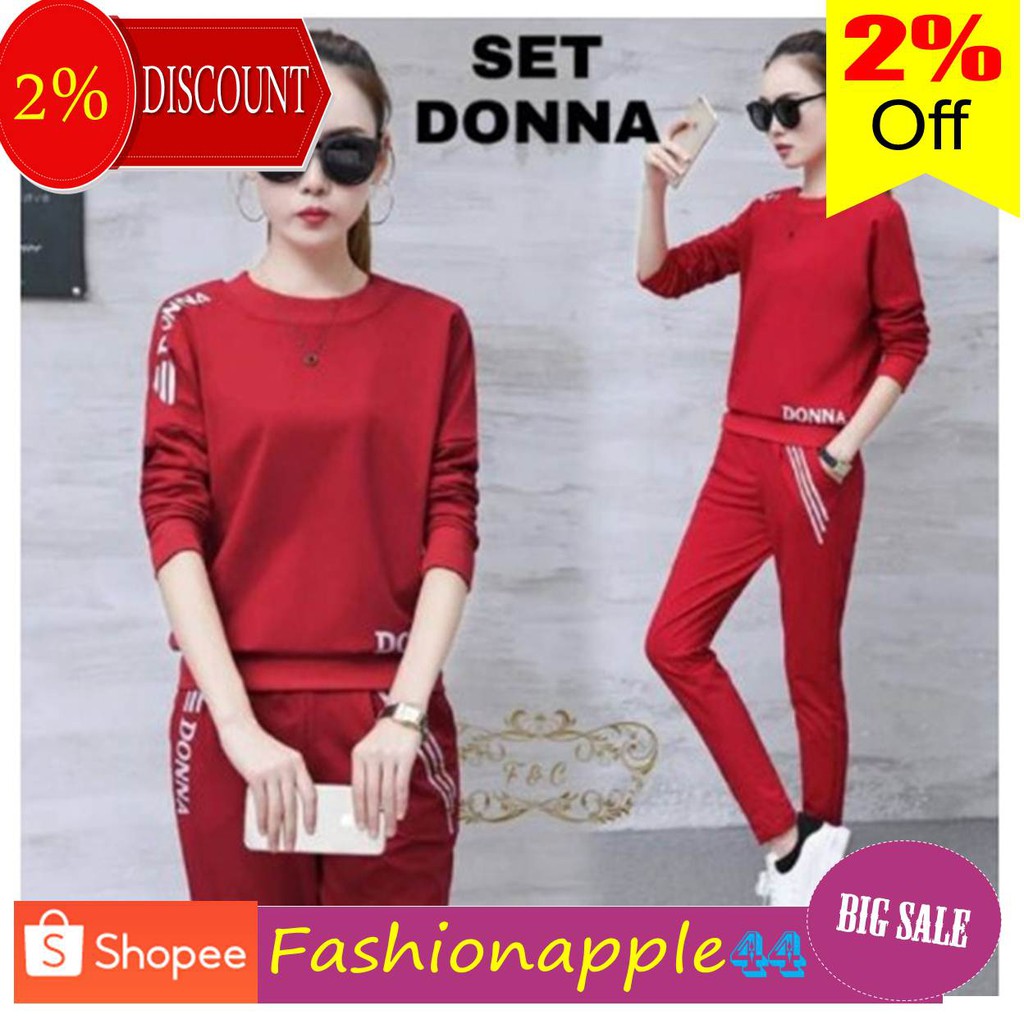 Baju Setelan Olahraga Training Senam Wanita Lengan Panjang Baju Setelan Olahraga Training Senam Wanita Lengan Panjang