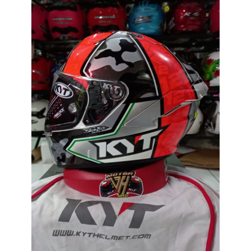 KYT HELM NX RACE MOTIF XAVI FORES REPLIKA