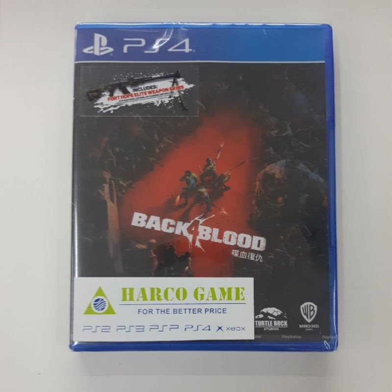 PS5 / PS4 BACK 4 BLOOD / BACK FOR BLOOD REGION 3 ASIA ENGLISH