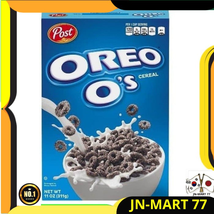 

MAKANAN IMPORT/USA FOOD/SNACK IMPORT POST OREO O'S CEREAL JUMBO 311 GR