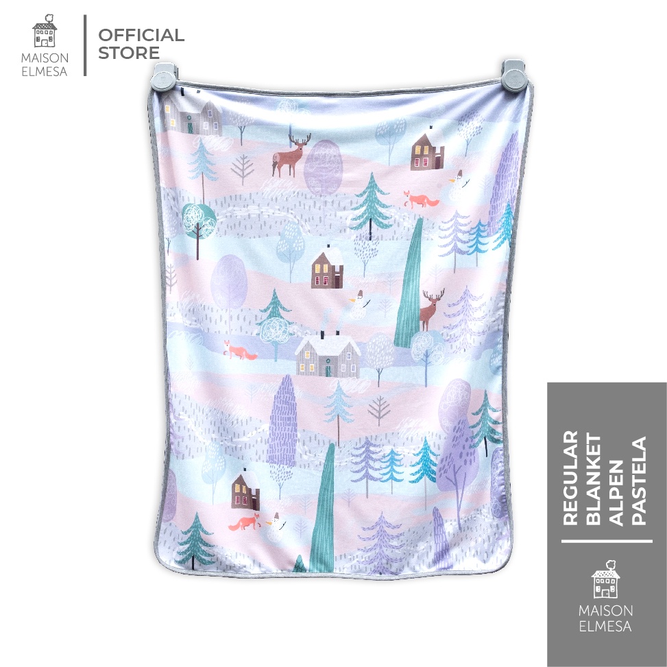 [Reguler Blanket - TIDAK bisa tambah nama] Maison Elmesa Selimut Bayi - Alpen Series