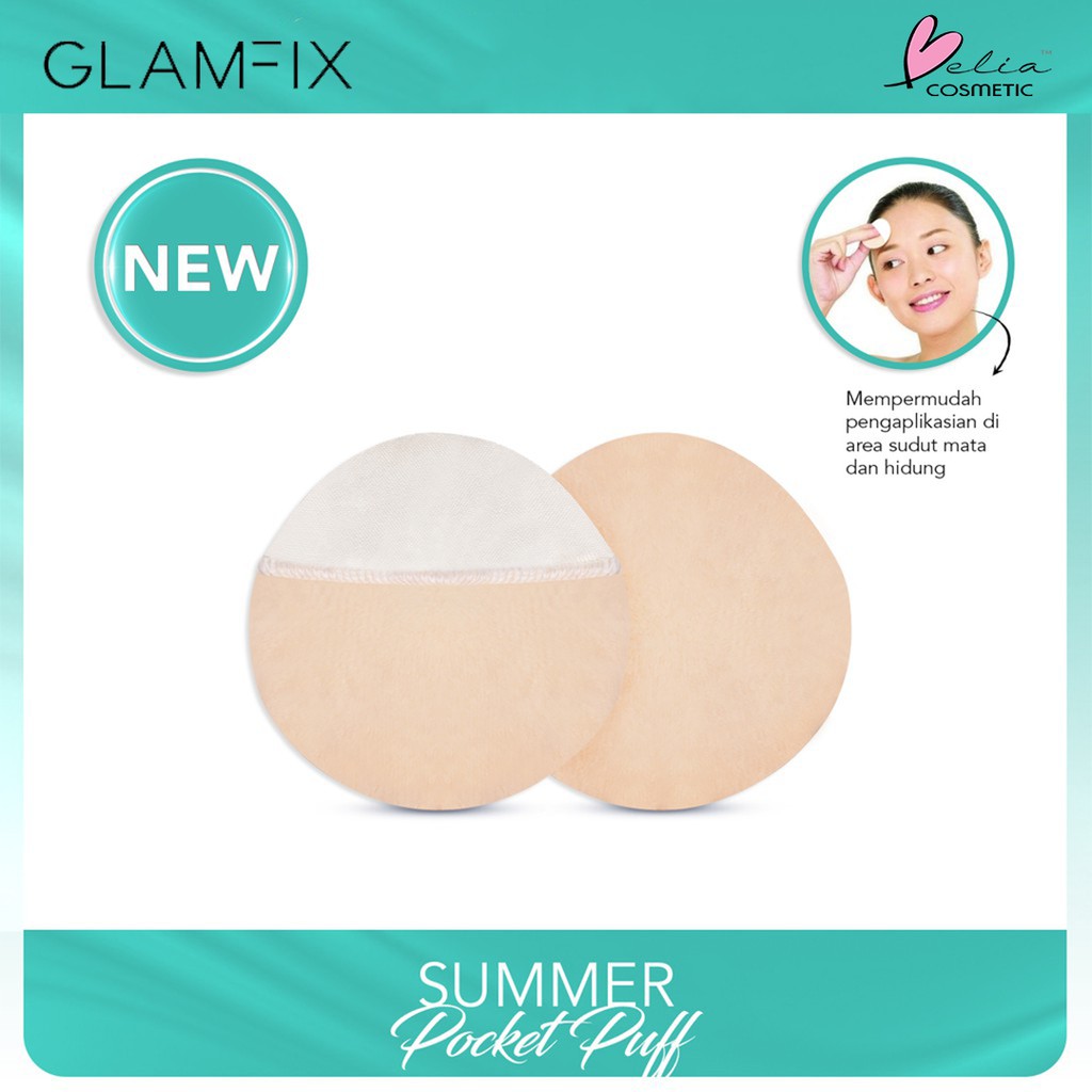 ❤ BELIA ❤ Glam Fix Puff Camelia | Fix Summer Pocket Professional Powder Sponge Glamfix Y.O.U Makeups