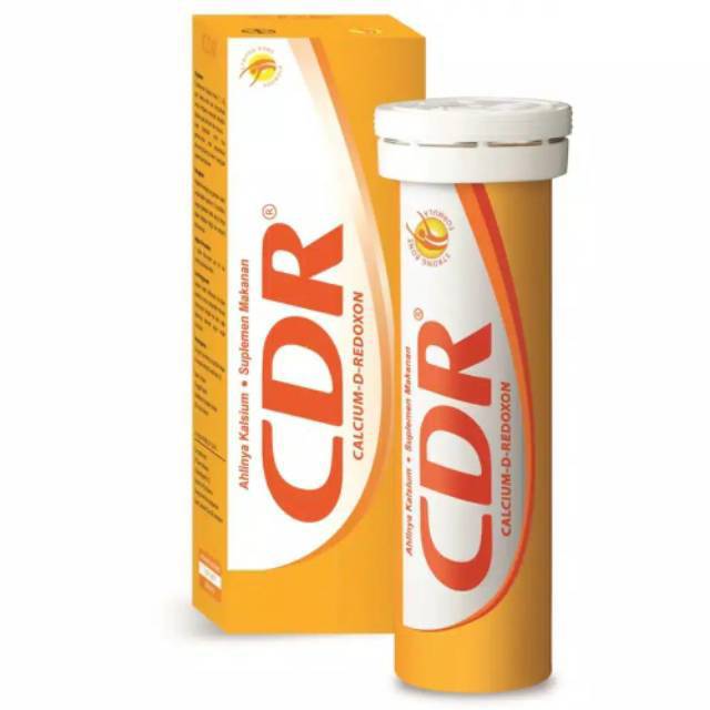 Cdr isi 10/15 vitamin c , d,  b6 dan calsium #original