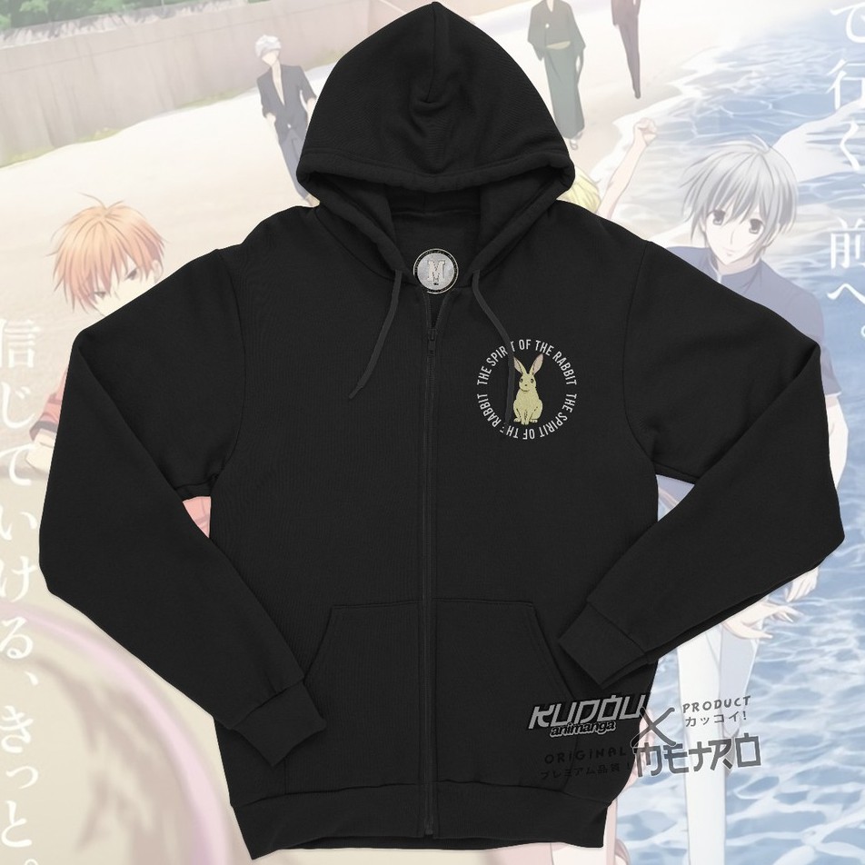 Jaket Sohma Momiji Anime Fruits Basket Character Manga Cotton Fleece Premium