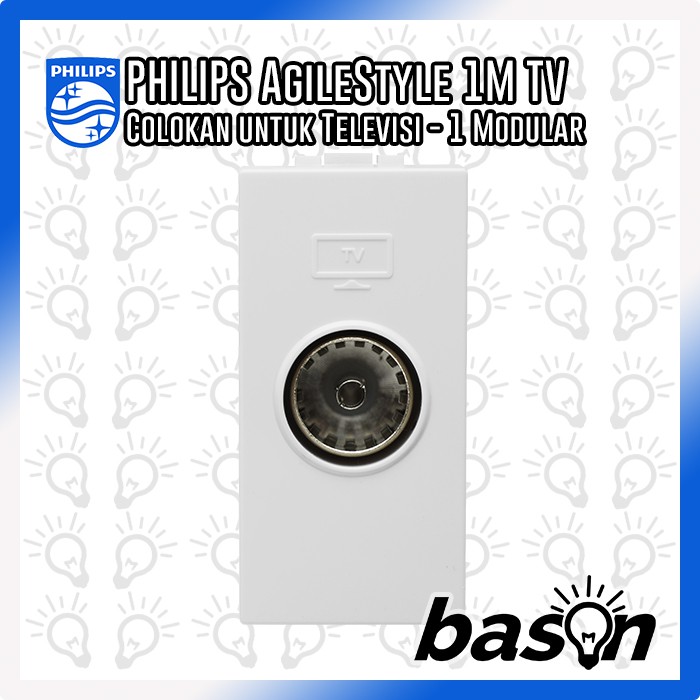 PHILIPS AgileStyle 1 Modular Size TV Outlet