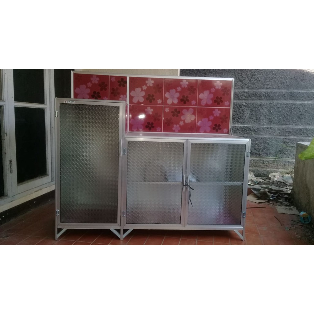  Rak  kompor  pintu 3 undak  Bawah Keramik Khusus Bogor dan 