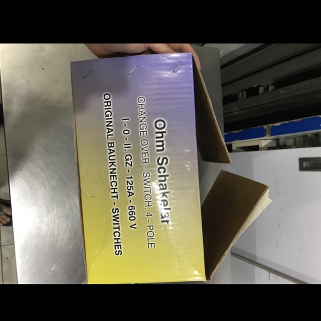 Ohm Saklar / Handle 125A 4 Pole model Pisau NK