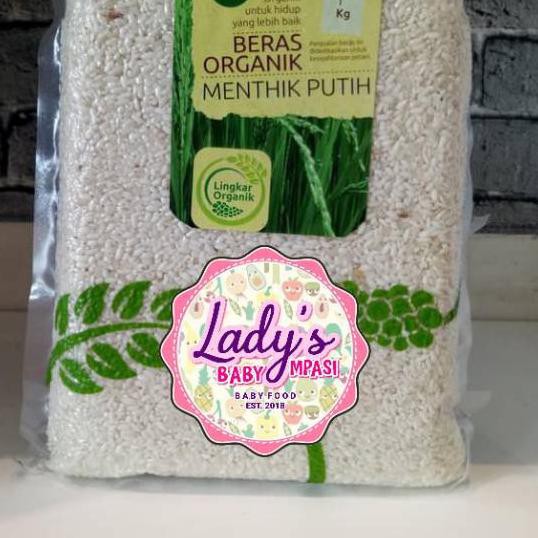 

F⚡ASH SALE BERAS PUTIH MENTHIK SUSU ORGANIK - 1KG LINGKAR ORGANIK ♠