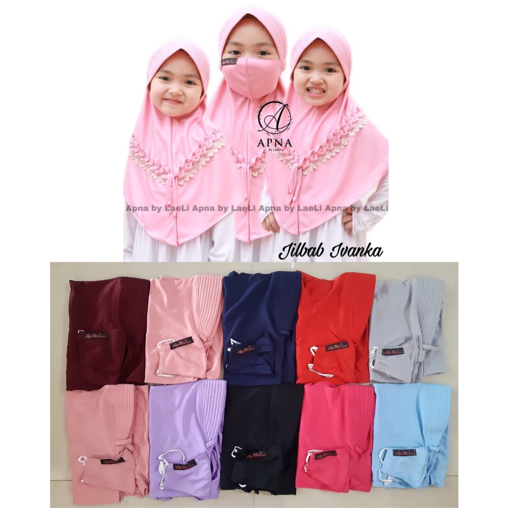 [ZBK] Jilbab Anak Ivanka Apna