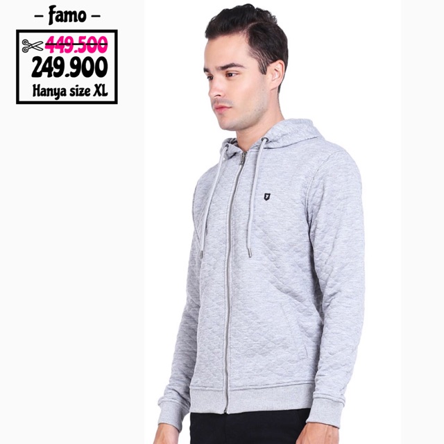 Jaket Pria Original Famo - Grey