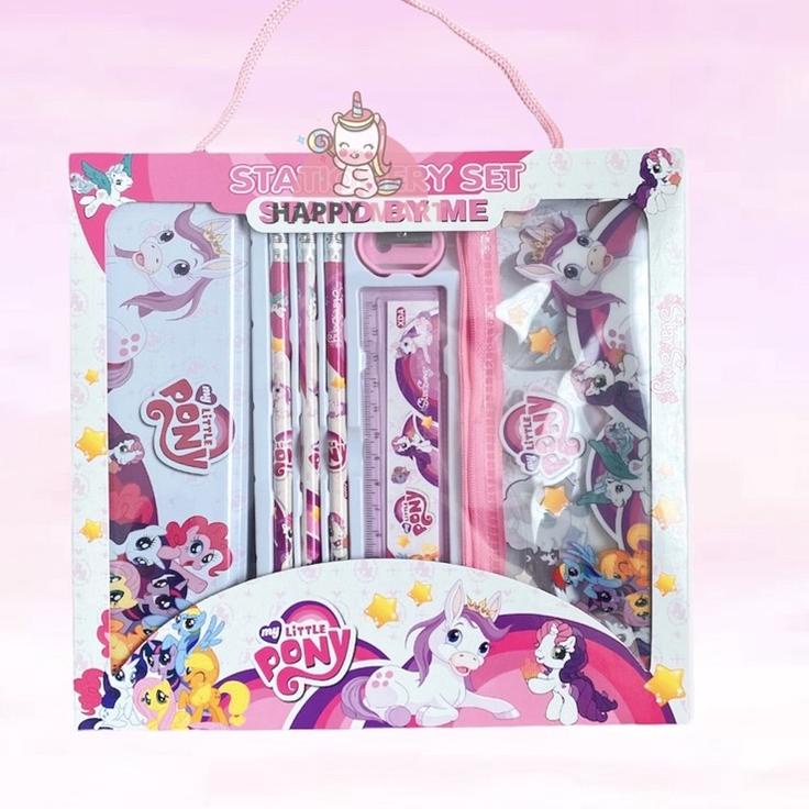 

Big Sale kotak pensil set 2 in 1 frozen / pony / cars