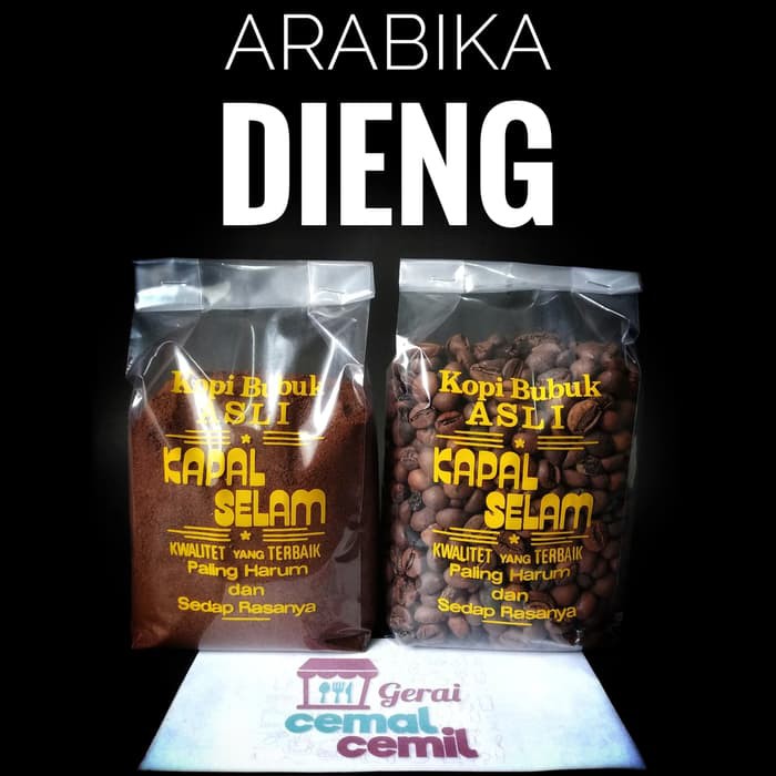 

Kopi ARABIKA DIENG cap KAPAL SELAM BANDUNG