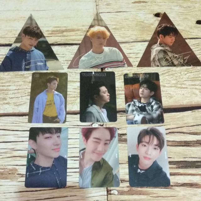 Got7 photocard 7for7 triangle selfie mv jb jaebum jinyoung mark yugyeom youngjae bambam jackson pc