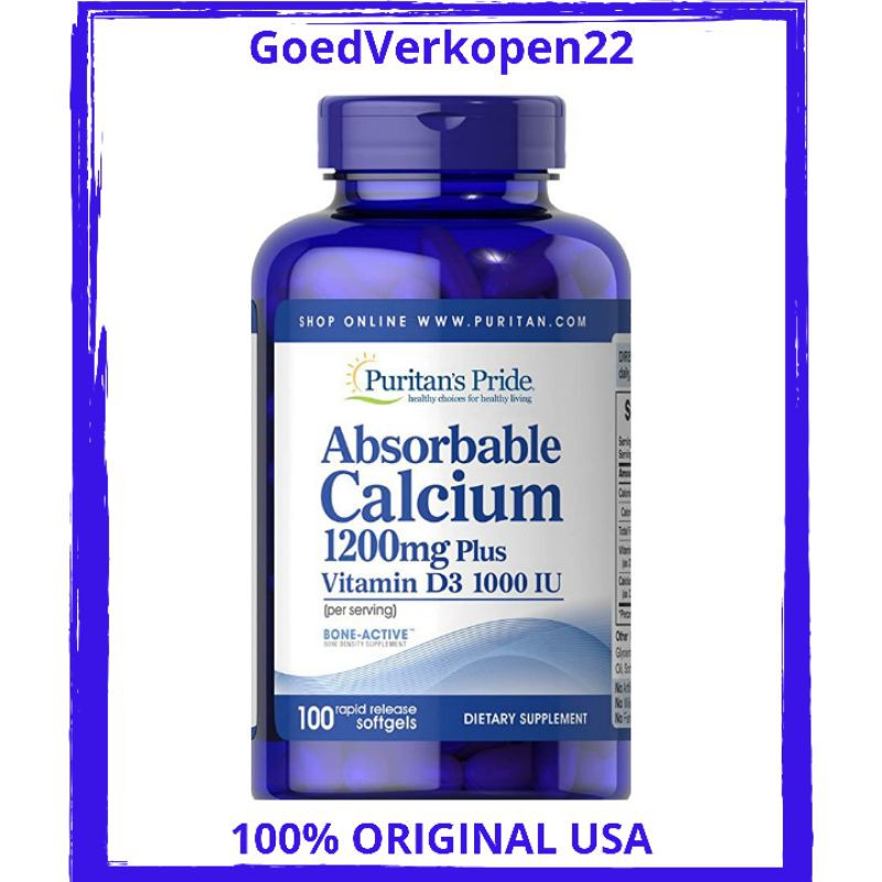 Puritans Pride Absorbable Peninggi Badan