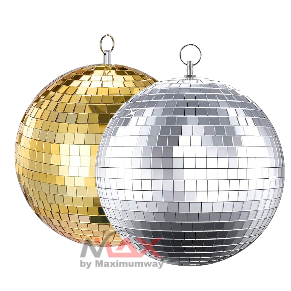 Mirror Ball Bola Kaca Crystal Ball Bola Lampu disco Bola cermin pantul untuk Pesta Party Hias dekorasi Pub Cafe Sliver Reflective Glass Mirror Disco Ball Christmas Wedding Rotating Mirror Ball Light With 10W RGB Pinspot Stage Light bola kaca pantul cermin