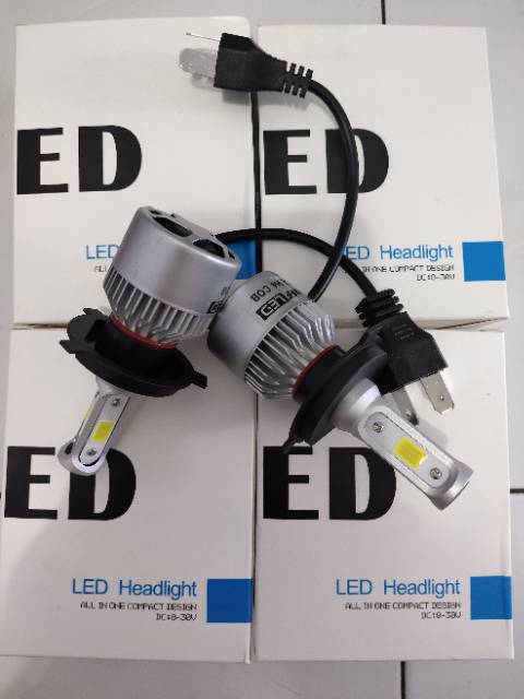 Lampu LED headlamp lampu utama mobil H4 C6 2pc