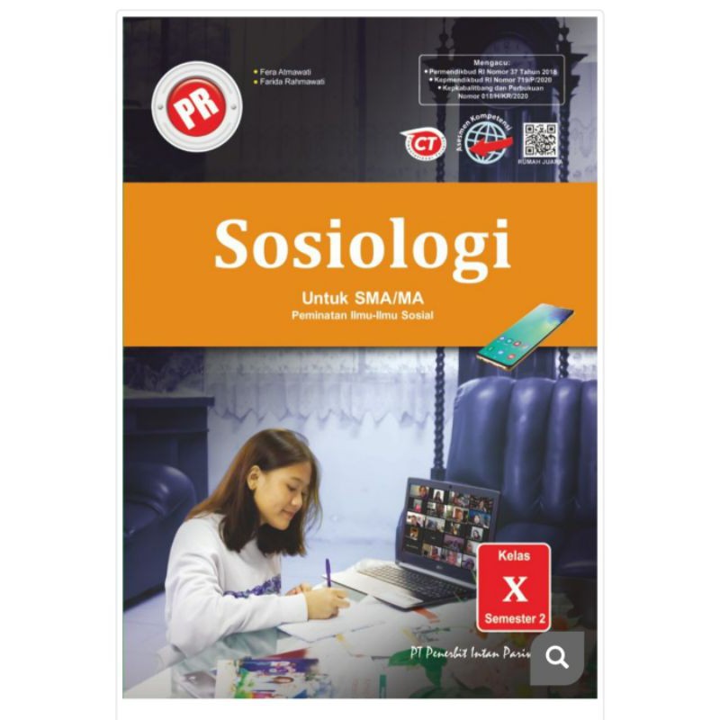 Buku Pr Lks Sosiologi Kelas X 10 Semester 2 K13 Revisi Intan Pariwara 2020 Shopee Indonesia