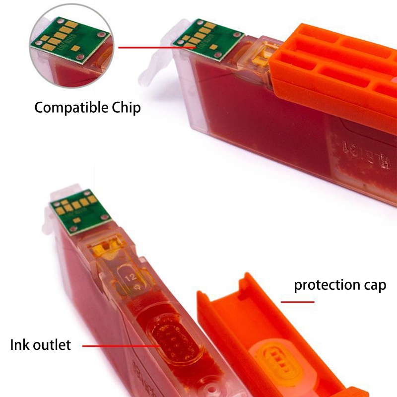 Cartridge Tinta 550XL 551XL PGI-550 CLI-551 Untuk Pixma MX925 IP7250 IP8750