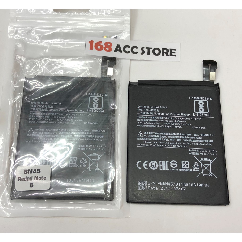 BATERAI XIAOMI REDMI NOTE 5 / BATERAI XIAOMI REDMI NOTE 5 PRO / BATERAI XIAOMI BN45 ORI
