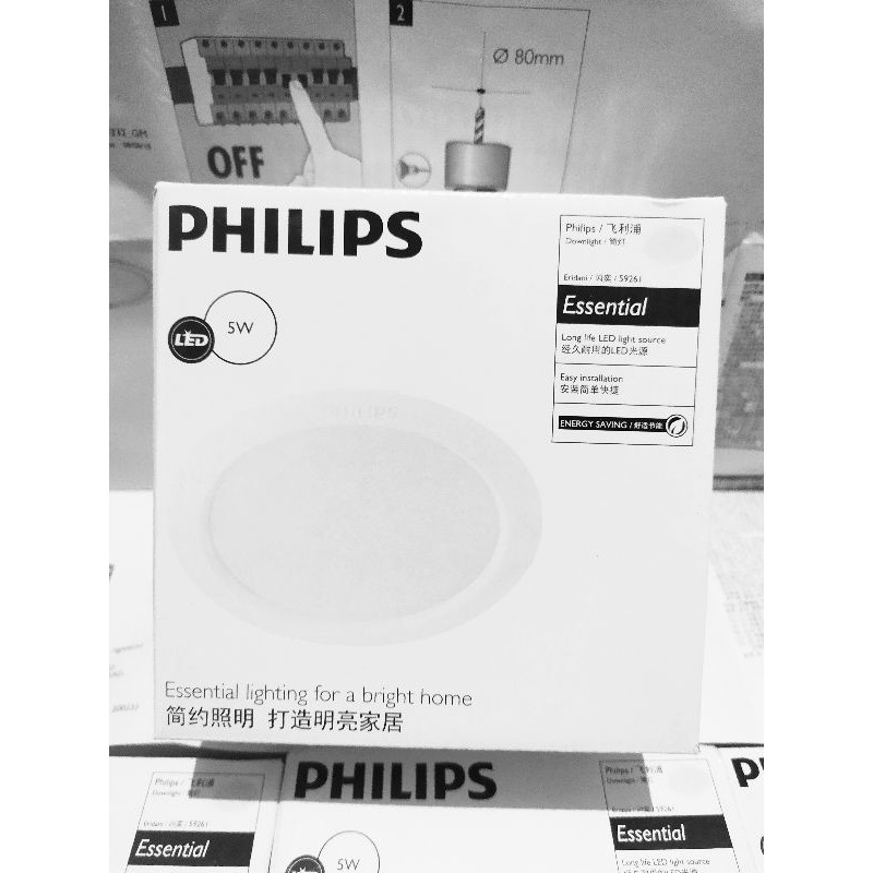 Philips Lampu Downlight ERIDANI LED 5w / 7w