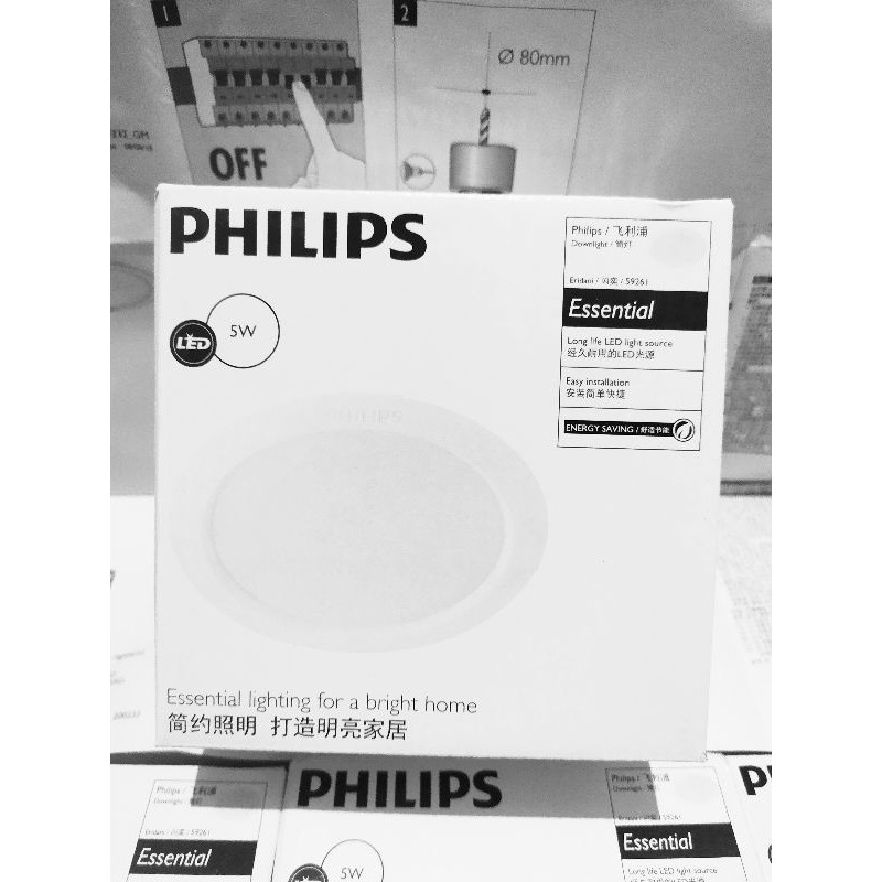 Philips Lampu Downlight ERIDANI LED 5w / 7w