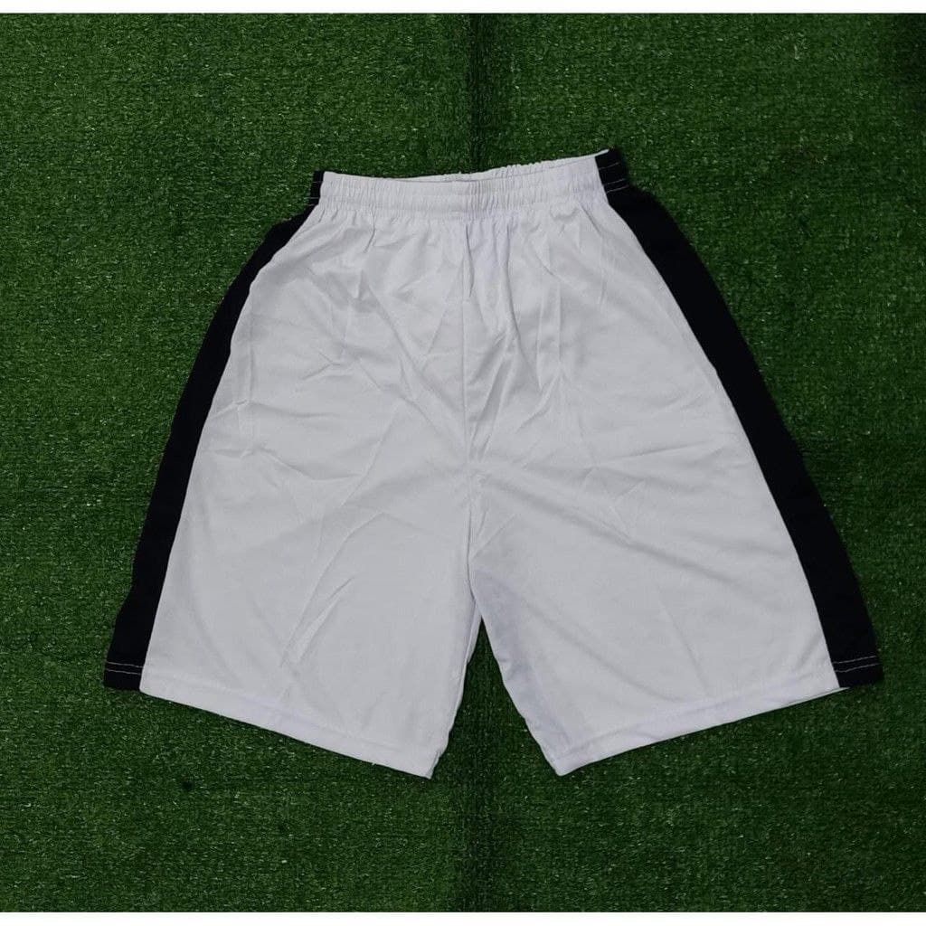Celana Bola Polos Putih Olahraga Pria-1
