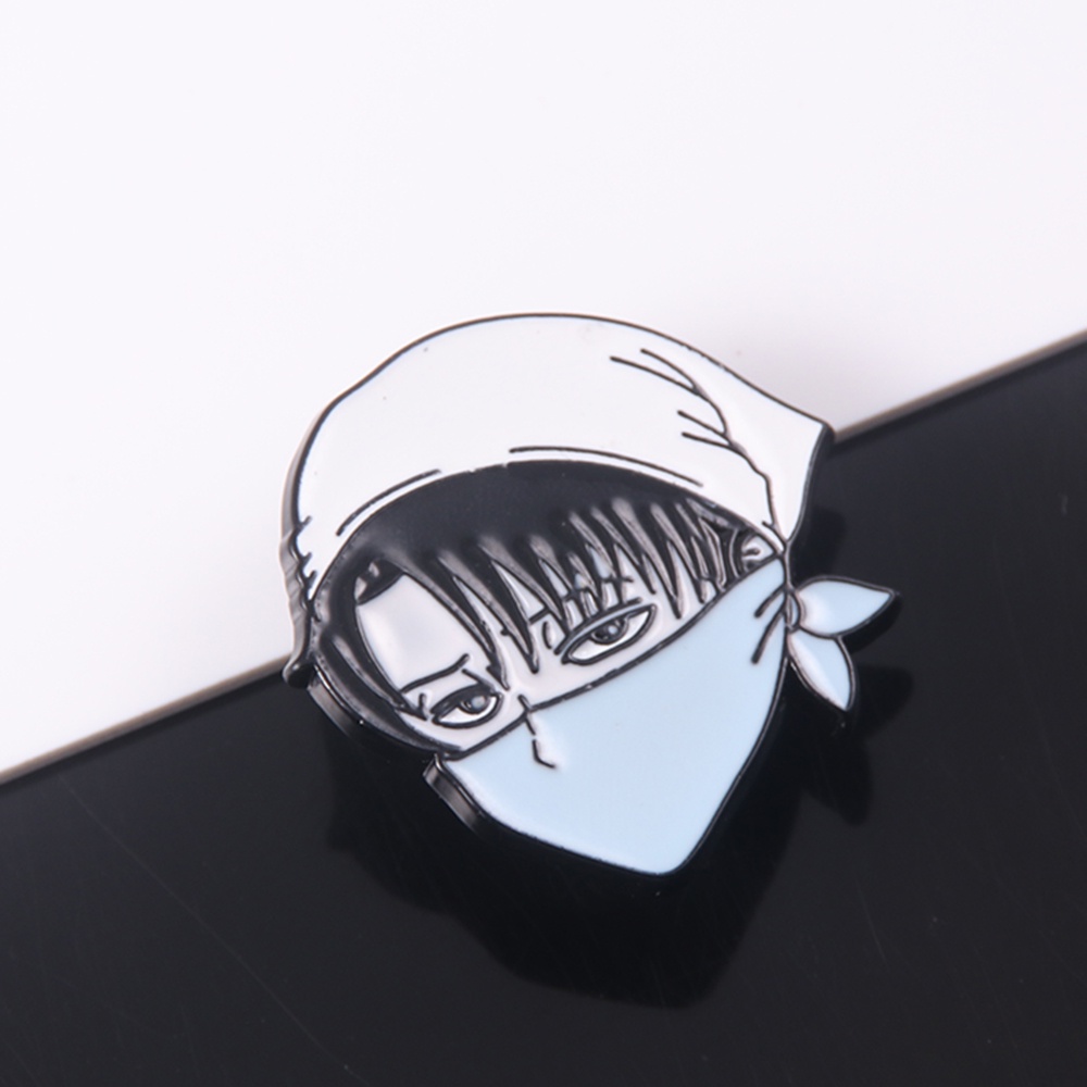 Bros Pin Enamel Karakter Kartun Anime Attack on Titan Ackerman Untuk Fans