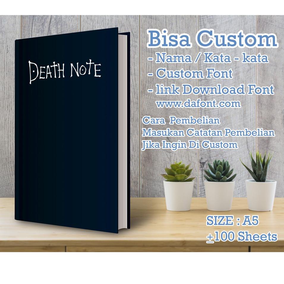 

9LB Notebook Custom_DEATH NOTE_A5_GRID#DOTTED#LINE#POLOS ➝ ➠ '