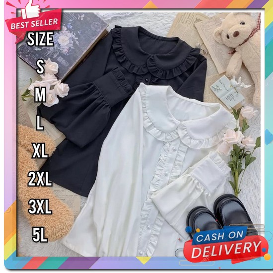 Blouse Wanita Terbaru Modern Blus Atasan Trendy Import Keren 2022 Terl Pearly Blouse - Size S M L Xl