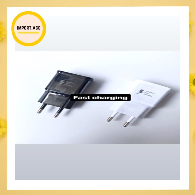 Kepala charger adaptor SAMSUNG fast charging ORIGINAL S8 S8+ S9 S9+ S10 note 8 9 dll