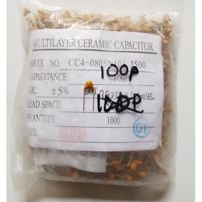 

Kapasitor MLCC 100p bietro91 Kualitas Baik