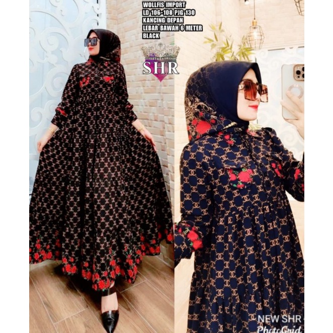 MIDI DRESS ORI SHR. BUNGGA