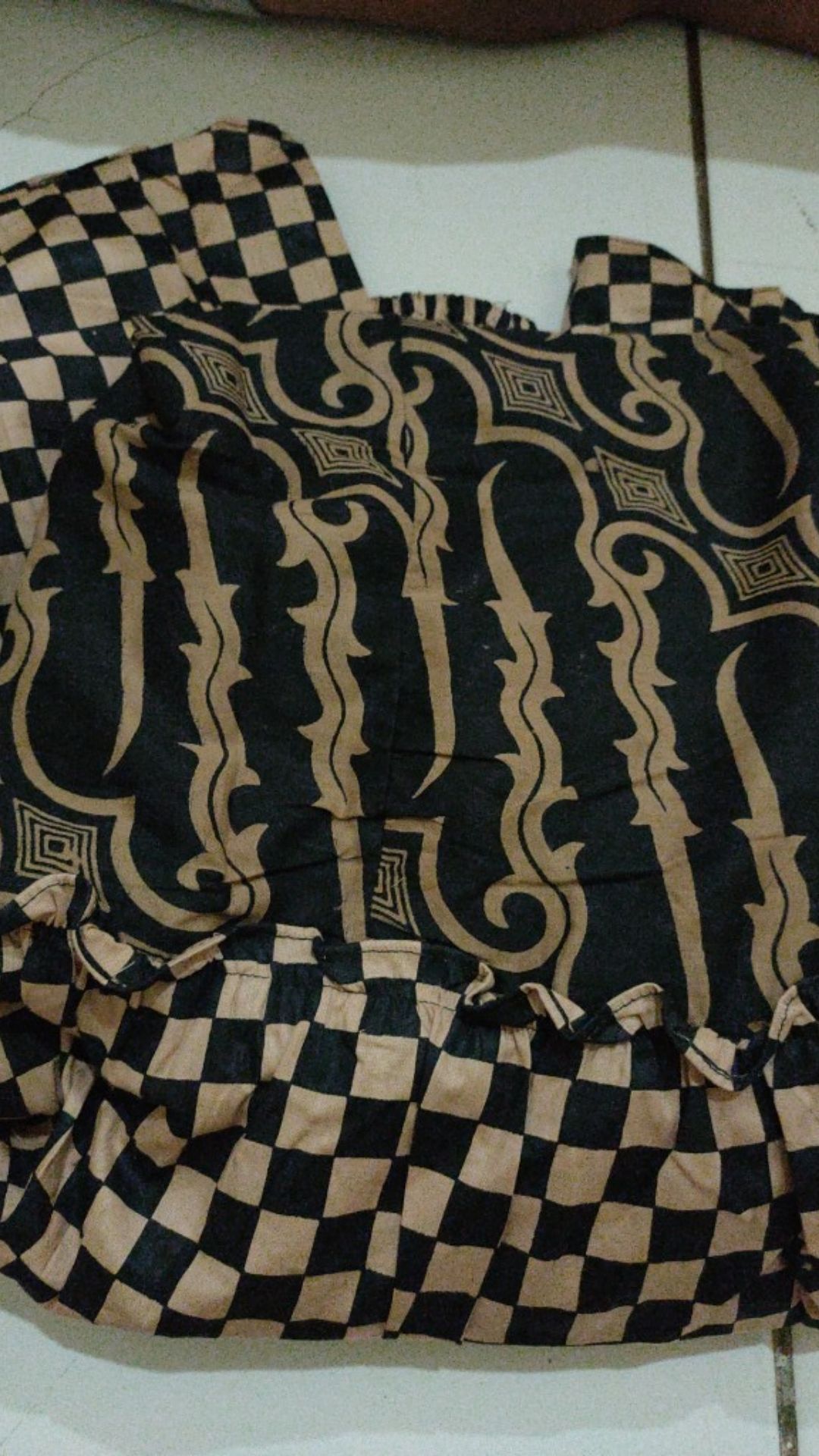 Gamis Batik Standar / Jumbo Ld 120 (bisa Cod)