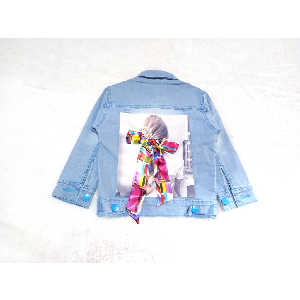 JAKET JEANS ANAK CEWE/JAKET JEANS ANAK