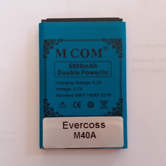 Battery Batre Baterai Double Power Mcom Evercoss M40A Xtream 1 Mini