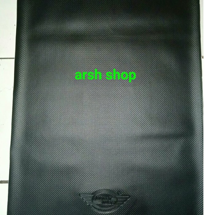 Kulit jok motor MBtech carbon riders polos logo