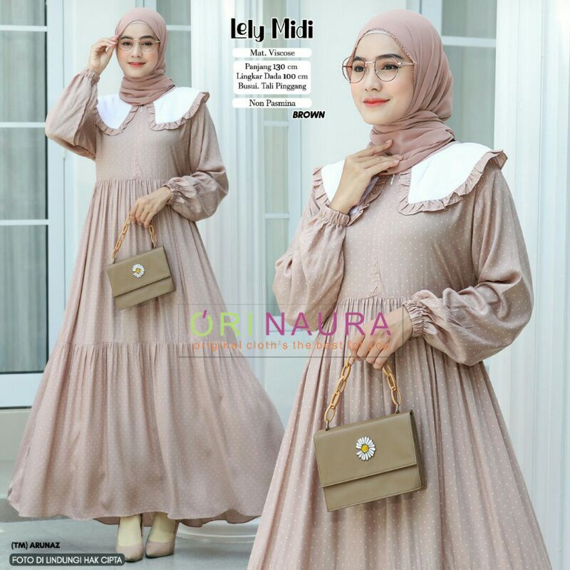 Lely Midi Dress Ori by Ori Naura