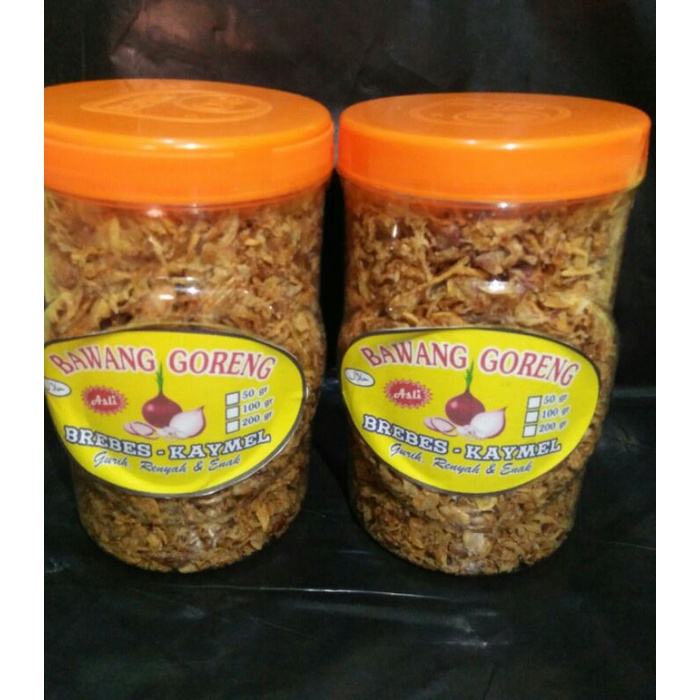 

Bawang goreng khas brebes 250gr bawang goreng kemasan toples 250gram