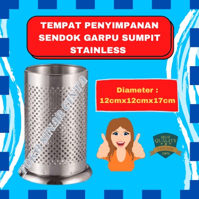 TEMPAT PENYIMPANAN SENDOK GARPU SUMPIT STAINLESS KOTAK PENYIMPANAN SERBAGUNA TEMPAT SENDOK B75