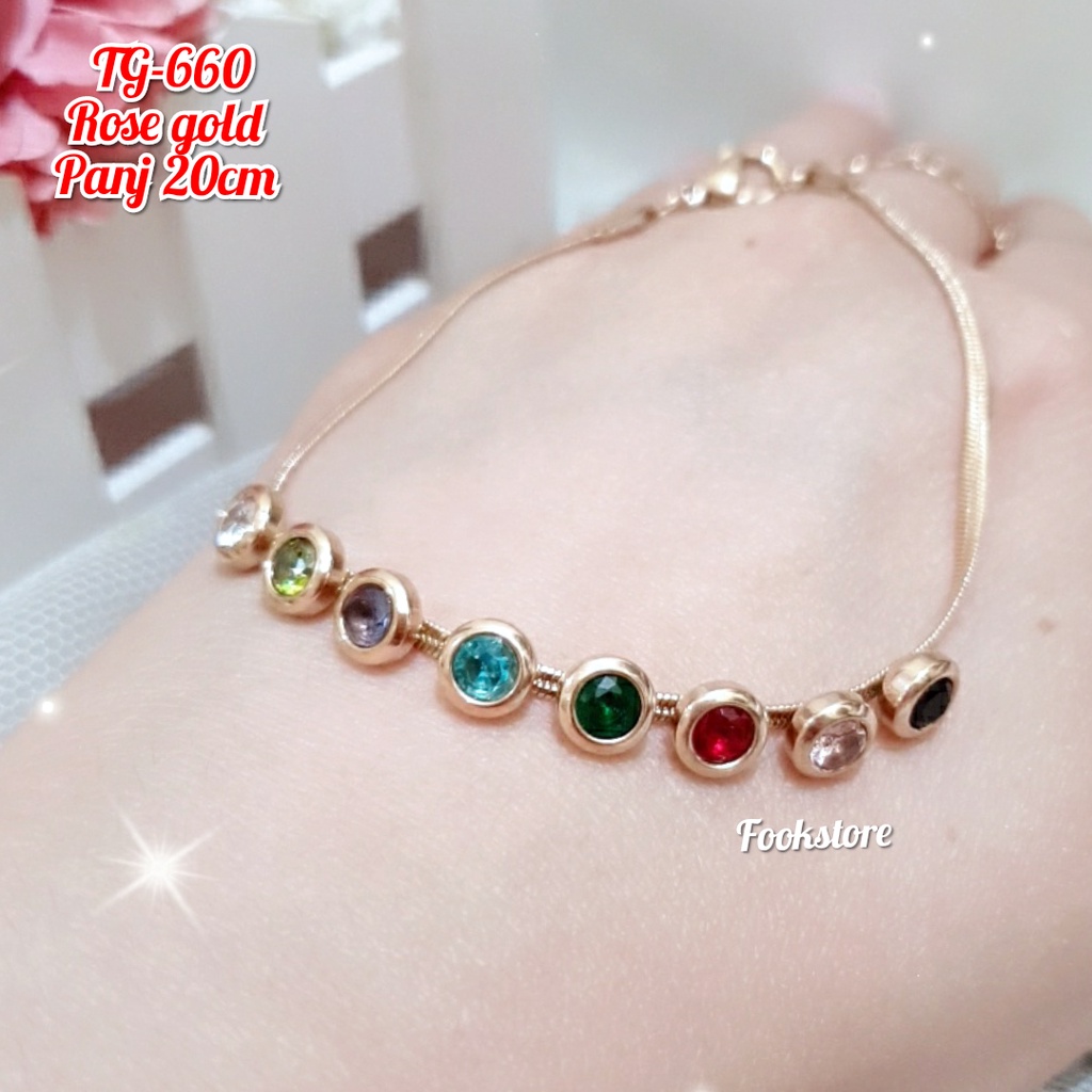 TERBARU GELANG WANITA TITANIUM/ KUALITAS PREMIUM