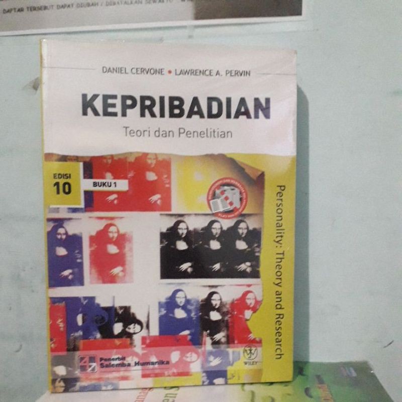 KEPRIBADIAN TEORI DAN PENELITIAN EDISI 10 BUKU 1 DAN 2 ( ORIGINAL)