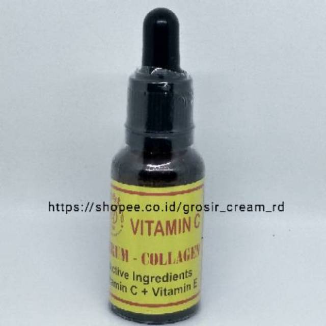 Serum Collagen RD Gold 123 / Kolagen Vitamin C Rinna Diazella Kemasan Lama