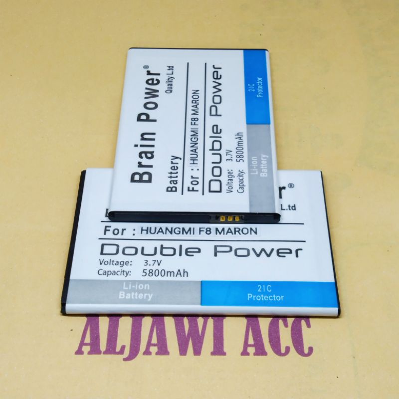 Baterai Bt Batre Battery Huangmi F8 Maron HUANGMI F8 MARON F8 Marun Double Power Battery